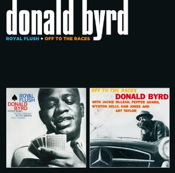 cd - donald byrd - ROYAL FLUSH/OFF TO THE RACES (nieuw), Verzenden, Zo goed als nieuw