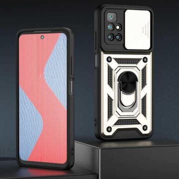 Xiaomi Poco X5 Pro (5G) - Armor Hoesje met Kickstand en, Verzenden, Nieuw