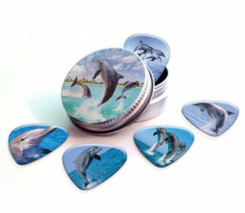 Blikje of display + plectrums met afbeelding van een Dolfijn, Ophalen of Verzenden, Nieuw