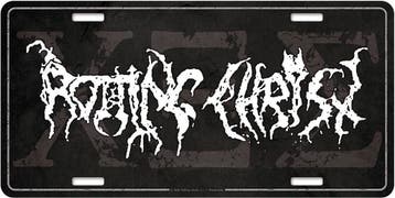 Rotting Christ - 666 - USA Nummerplaat officiële merchandise, Ophalen of Verzenden, Nieuw, Poster, Artwork of Schilderij