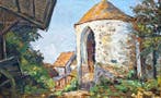 Eugène Marcel Mougin (1895-1981) - Au cœur du village