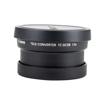 Canon Tele-Converter TC-DC58 1.5x met garantie, Audio, Tv en Foto, Fotografie | Lenzen en Objectieven, Ophalen of Verzenden, Gebruikt