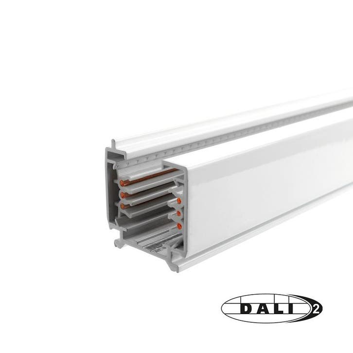 Luxar 3-Fase Rail DALI 1m Wit, Huis en Inrichting, Lampen | Plafondlampen, Nieuw, Verzenden