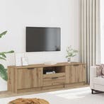 vidaXL Tv-meubel Artisan Eiken 140x35x40 cm Bewerkt Hout, Verzenden, Nieuw, Overige houtsoorten