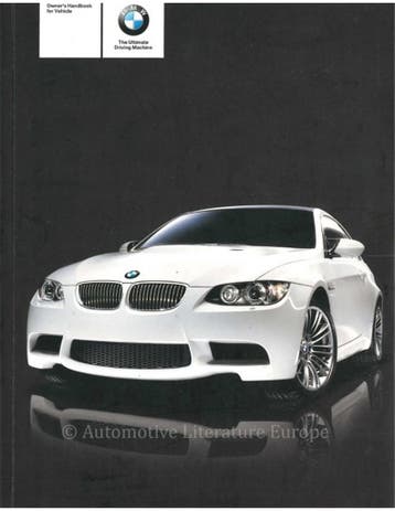 2008 BMW M3 COUPE | CABRIOLET INSTRUCTIEBOEKJE ENGELS, Auto diversen