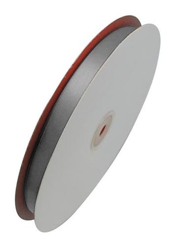 2 meter satijnlint 10mm breed, grijs (Lint voor armbandjes), Ophalen of Verzenden, Nieuw, Draad