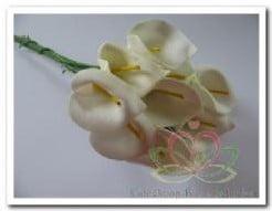 Calla Creme Kunstbloem 3,5x5 cm doosje, Huis en Inrichting, Woonaccessoires | Kunstplanten en Kunstbloemen, Ophalen of Verzenden
