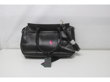 Burkely Vintage Doris - Laptopbag 15.6 - Leer - Zwart, Computers en Software, Laptoptassen, Verzenden, Zo goed als nieuw