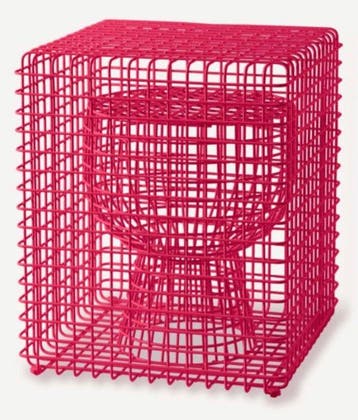 Pols Potten - Kruk - Wire Tip Tap Stool - Staal, Antiek en Kunst