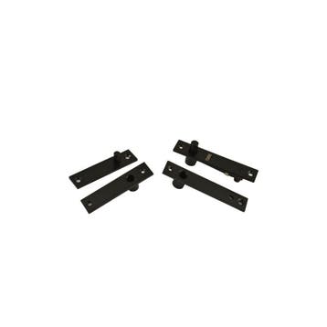 Shuffle Pivot scharnier voor deuren tot 100kg - zwart, Verzenden, Nieuw