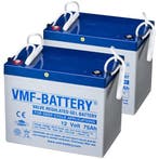 Set Scootmobiel Accus: 2X Gel Accu 75Ah 260X168X215, Verzenden, Nieuw