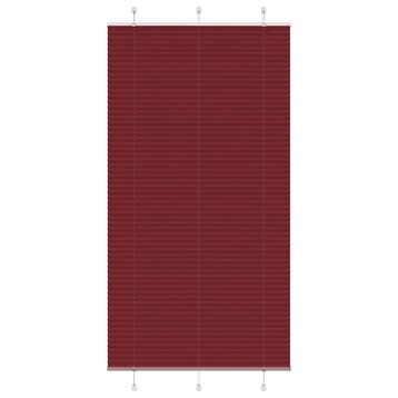 vidaXL Plissé rolgordijn 110x200cm stofbreedte 109,4cm, Verzenden, Nieuw, Rood