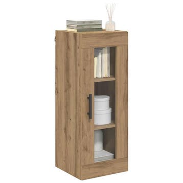vidaXL Wandkast Artisan Eiken 34,5 x 34 x 90 cm, Minder dan 50 cm, Verzenden, Nieuw, Minder dan 100 cm