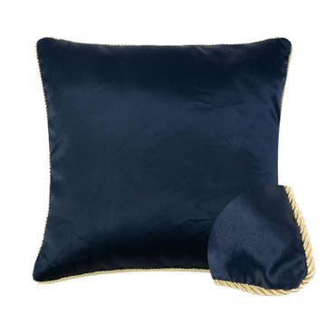 kussen satijn navy 45x45cm, Verzenden, Nieuw