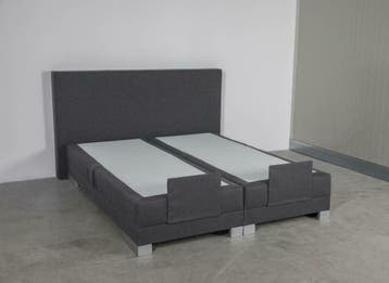Elek. Boxspring Zonder Matras President - 90 x 200 - Wit, 90 cm, Eenpersoons, Nieuw, Ophalen of Verzenden