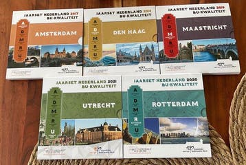 Nederland. Year Set (BU) 2017/2021 (5 sets) (Zonder