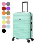 BlockTravel Reiskoffer - 95 liter - L - TSA - ABS Mint groen, Sieraden, Tassen en Uiterlijk, Koffers, Wieltjes, Hard kunststof