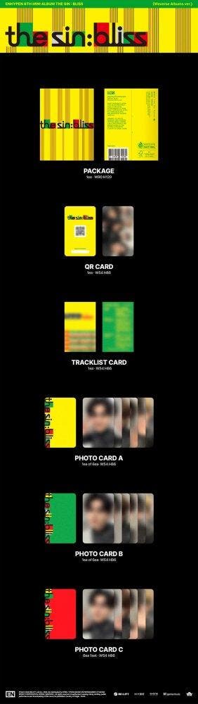 kpop merchandise - Enhypen - The sin: bliss (Photocard ve..., Verzenden, Zo goed als nieuw