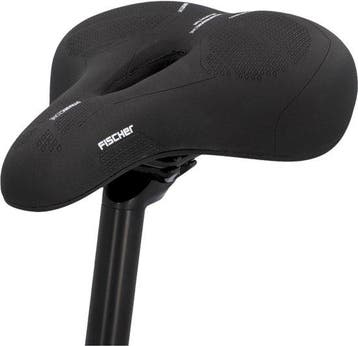 FISCHER FAHRRAD R.E.Med MEMORY FOAM Zadel Zwart, Verzenden, Nieuw