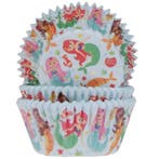 Cupcake Vormpjes HoM Zeemeermin 50x33mm. 48st., Verzenden, Nieuw