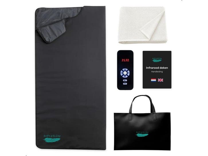 Comfortflow Infrarood Deken - 200x90 cm - Tot 80º - Detox, Sport en Fitness, Gezondheidsproducten en Wellness, Nieuw, Verzenden