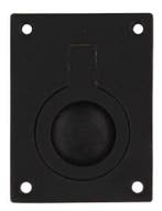 Intersteel Luikring recht 50mm x 39mm zwart, Verzenden, Nieuw