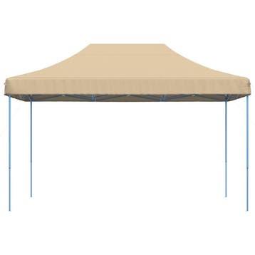 Partytent 440x292cm Beige | Retourdeal 25% Korting, Opvouwbaar, Partytent, Minder dan 4 meter, Zo goed als nieuw
