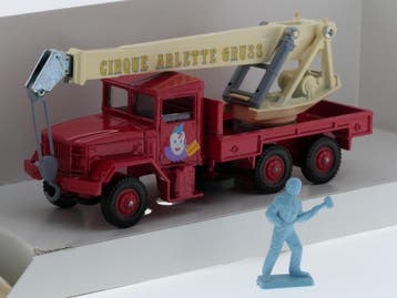 Schaal 1:50 Solido Ref. 836 kaiser jeep - Grue Circus Arl..., Ophalen of Verzenden, Gebruikt