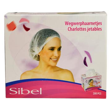 Sibel  Wegwerp Haarnetjes  200 Stuks, Verzenden, Nieuw
