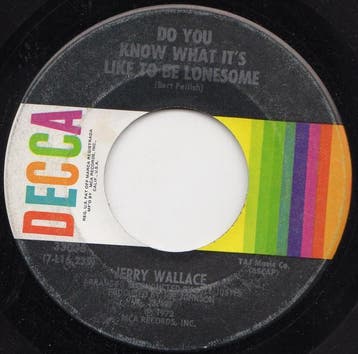 vinyl single 7 inch - Jerry Wallace - Do You Know What It..., Verzenden, Zo goed als nieuw, 7 inch, Pop