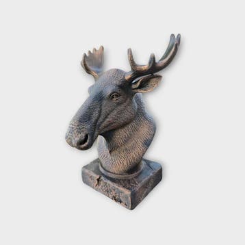Bust of a Moose statue - home decor animal lover gift him he, Verzenden, Nieuw