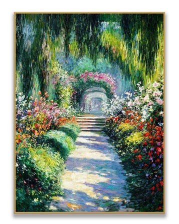 Stefano - Garden Path in Bloom