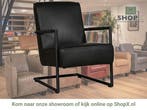 Leren fauteuil Lodge, Huis en Inrichting, Fauteuils, Industrieel, Modern, Scandinavisch, Nieuw, Ophalen of Verzenden, 50 tot 75 cm