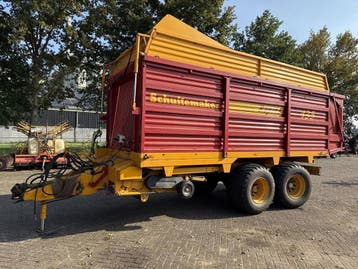 Schuitemaker Rapide 135 opraapwagen, Veehouderij, Weidebouw