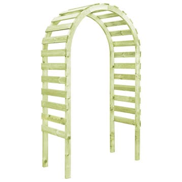 vidaXL Pergola 130x60x230 cm geïmpregneerd grenenhout, Verzenden, Nieuw