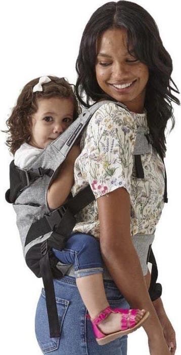 2dekans | Contours Baby 5-in-1 Babydrager Reis  - grafiet, Ophalen of Verzenden, Zo goed als nieuw