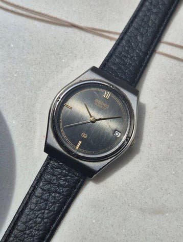 Seiko - Gun Metal - Zonder minimumprijs - 5H22-6000 - Heren