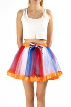 Tutu Oranje Nederlandse Vlag Koningsdag Petticoat M L Tule R, Ophalen of Verzenden, Nieuw, Maat 38/40 (M), Carnaval