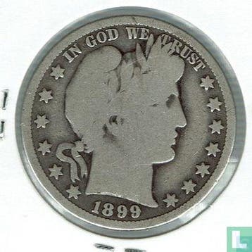 Verenigde Staten ½ dollar 1899 (O), Verzenden, Losse munt, Goud