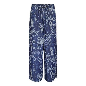 MAC • blauwe Wide summer clean broek • 36, MAC, Nieuw, Maat 36 (S), Verzenden