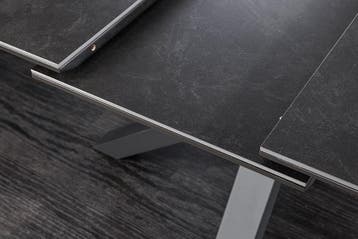 Uitschuifbare eettafel ETERNITY 160-200cm grafietgrijs, Huis en Inrichting, Ophalen of Verzenden, Nieuw