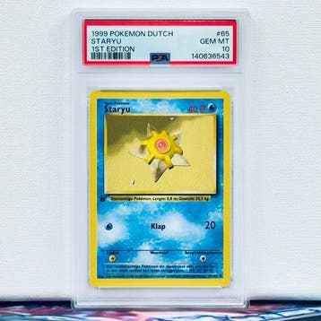 Pokémon Graded card - STARYU 65 1ST EDITION - Pokémon - PSA, Nieuw