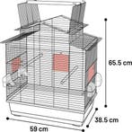 Parkietenkooi freya koper 59x38,5x65,5cm, Dieren en Toebehoren, Vogels | Hokken en Kooien, Verzenden, Nieuw, Metaal, Vogelkooi