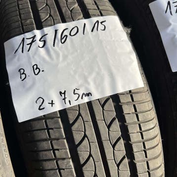 2 x Bridgestone B250 175-60-15 Zomerbanden 7,5mm, Gebruikt, 15 inch, 175 mm, Ophalen of Verzenden