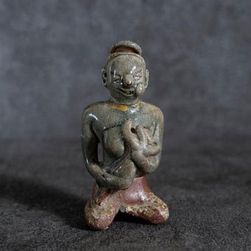 Sawankhalok Steengoed CeladonVotieve Vruchtbaarheidsfiguur