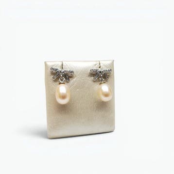 Parel - Zilver - Oorbellen - Parels van druiven