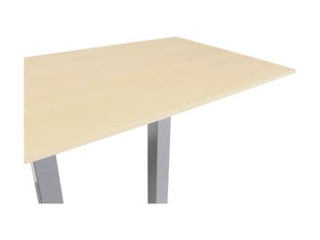 Vepa T60VH bartafel, 140x80x110 cm, alu-licht eiken, Overige plaatsen, Ophalen of Verzenden, Gebruikt, Tafel