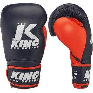 King Pro Boxing Bokshandschoenen KPB/BG Star 15 Navy Oranje, Ophalen of Verzenden, Nieuw