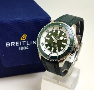 Breitling - Superocean 44 “Green Dial” - A17376A31L1S1 -, Nieuw