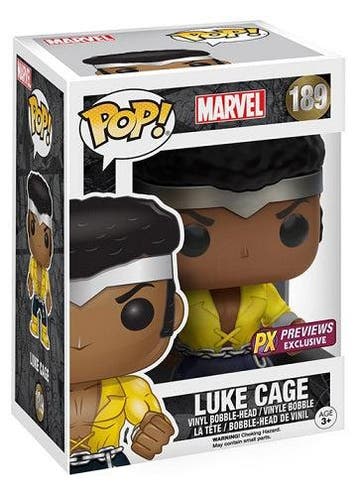 Funko - POP! - Marvel - Luke Cage (Power Man) #189 (PX, Verzamelen, Poppetjes en Figuurtjes, Verzenden, Nieuw